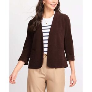 Skies Are Blue Collared Open Blazer Indigo Large Stitch Fix New WIth Tags